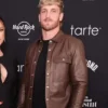 American Wrestler Logan Paul Brown Leather Jacket