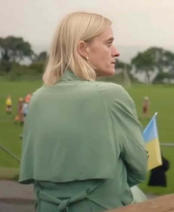 Anne-marie Duff Bad Sisters Green Coat Back