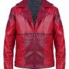 Arcane VI Red Cosplay Leather Jacket