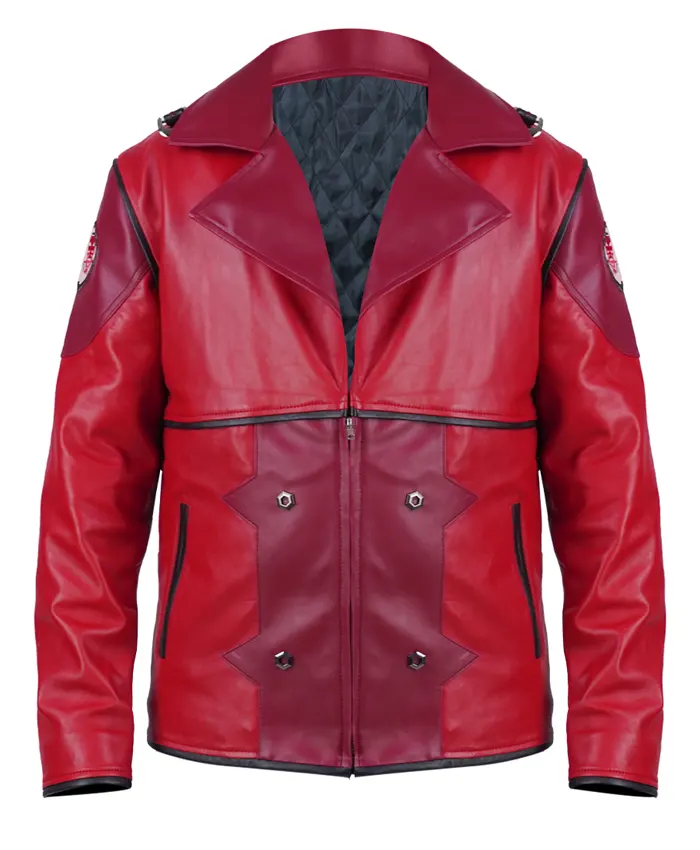Arcane VI Red Cosplay Leather Jacket