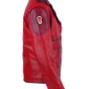 Arcane VI Red Cosplay Leather Jacket Right