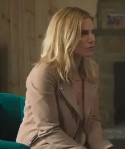 Bad Sisters S01 Eva Birthistle Suede Leather Jacket For Sale