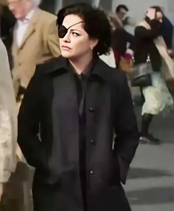 Bad Sisters S02 Bibi Garvey Black Coat For Women
