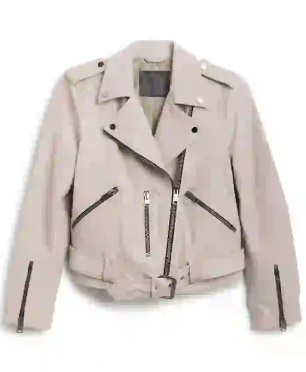 Baker Women Suede Biker Jacket