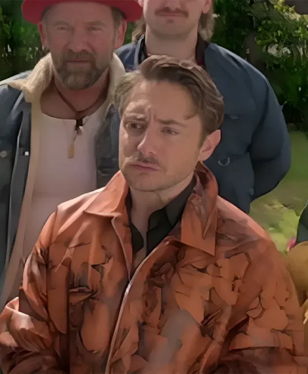 Brassic S06 Ryan Sampson Printed Vintage Bomber Jacket