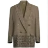 Buy Taylor Swift Stella Mccartney Crystal Cage Brown Oversized Blazer For Unisex
