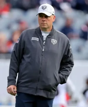 Chicago Bears 2024 Salute To Service Grey Bomber Jacket