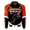 Cincinnati Bengals Team Player Running Bomber Jacket