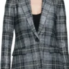 Days Of Our Lives Ava Vitali Grey Plaid Blazer For Sale