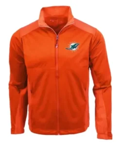 Declan Miami Dolphins Orange Full-Zip Jacket