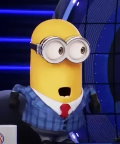 Despicable Me 4 Kevin the Minion Checked Blazer
