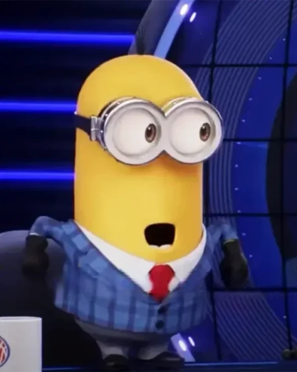 Despicable Me 4 Kevin the Minion Checked Blazer