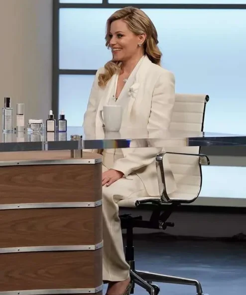 Elizabeth Banks Skincare 2024 White Blazer For Women
