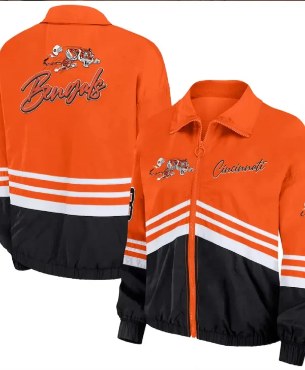 Erin Andrews Cincinnati Bengals Zip Jacket