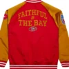 Faithful to The Bay San Francisco 49ers Red and Gold Jacket Back