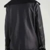 Get Now Cristina Aviator Shearling Style Leather Black Jacket For Sale