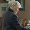 Glenn Close Back in Action Check Blazer Back