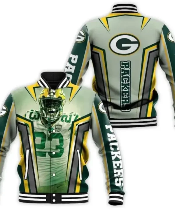 Green Bay Packers Annalena Wool Varsity Jacket