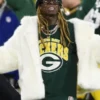 Green Bay Packers Lil Wayne Field Detroit Lions Fur Jacket