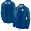 Indianapolis Colts Dakota Coaches Blue Full-Snap Jacket