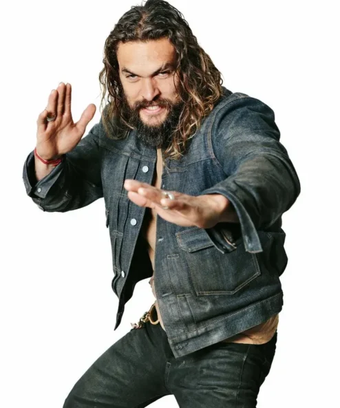 Jason Momoa On The Roam 2024 Denim Jacket