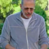 Jeff Goldblum Kaos 2024 Grey Track Jacket