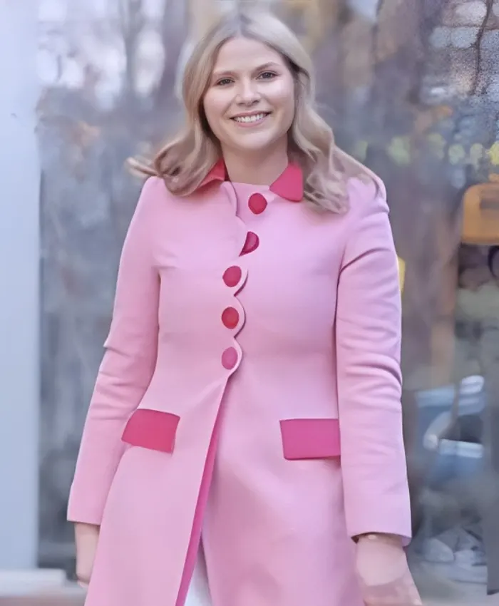 Jenna Bush Hager The Today Show 2025 Pink Scallop Coat