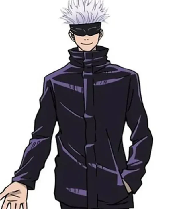 thumbnail image 2 of Anime Denim Hoodie Jacket - Gojo Satoru & Geto Suguru Cosplay Trucker Jacket For Men & Women 2 of 14