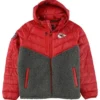 Kansas City Chiefs Adrian Red Puffer Hooded Jacket