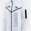 Kansas City Chiefs Waylon White Zip Hooded Jacket