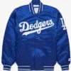 LA Dodgers 90’s Throwback Blue Varsity Jacket