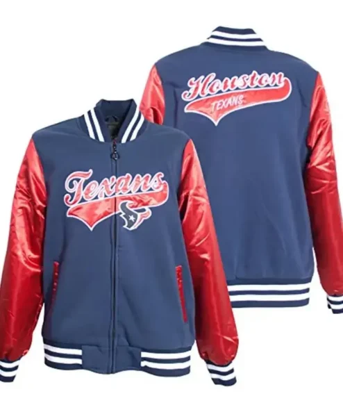 Larissa Houston Texans Zip Bomber Jacket