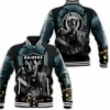 Las Vegas Raiders Emmett 3D Printed Varsity Jacket