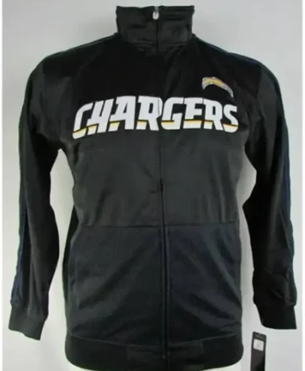 Los Angeles Chargers Emilio Black Track Jacket
