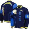 Los Angeles Chargers Team Jaxson Blue Bomber Jacket