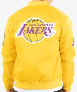 Los Angeles Lakers Yellow Varsity Jacket