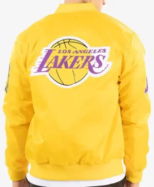 Los Angeles Lakers Yellow Varsity Jacket