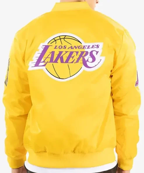 Los Angeles Lakers Yellow Varsity Jacket