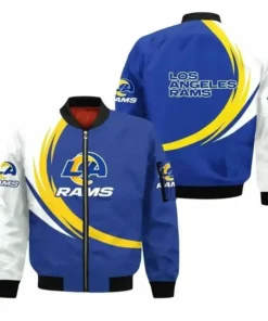 Los Angeles Rams Alan Printed Bomber Jacket
