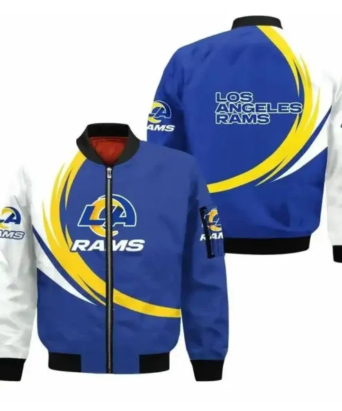 Los Angeles Rams Alan Printed Bomber Jacket
