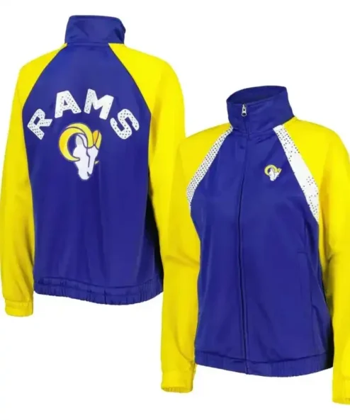 Los Angeles Rams Evan Zip Track Jacket