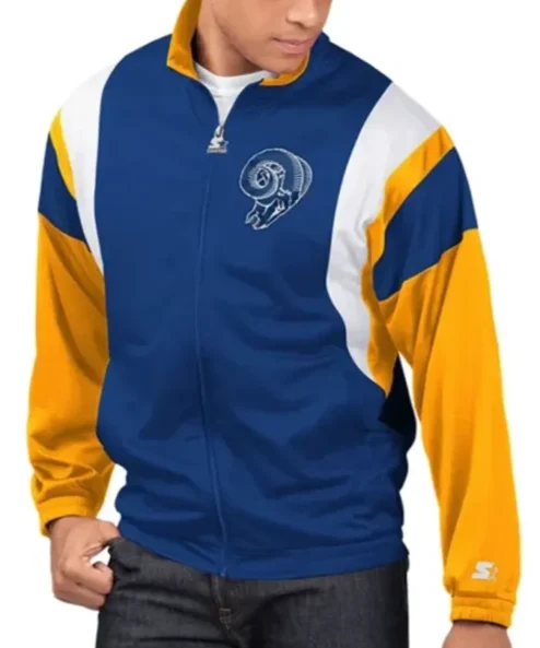 Los Angeles Rams Justin Zip Starter Jacket