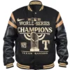 MLB Texas Rangers Champions Black Varsity Jacket