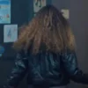 McKenna Roberts Back in Action Quilted Bomber Jacket Back