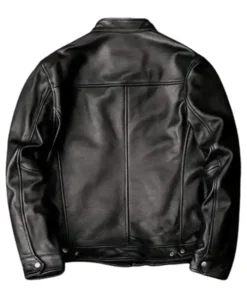 Men’s Biker Leather Black Jacket Motorcycle Hunt For Sale