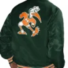 Men’s Miami Hurricanes Jacket Back