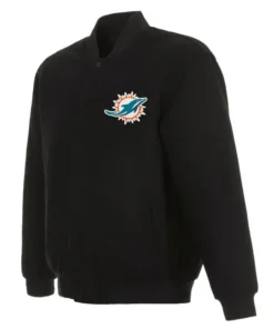 Miami Dolphins Gideon Black Bomber Jacket