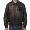 Minnesota Vikings Francisco Black Leather Jacket