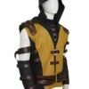 Mortal Kombat X Gaming Scorpion Yellow Hooded Jacket For Sale