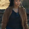 My Dead Friend Zoe Sonequa Martin-Green Brown Jacket